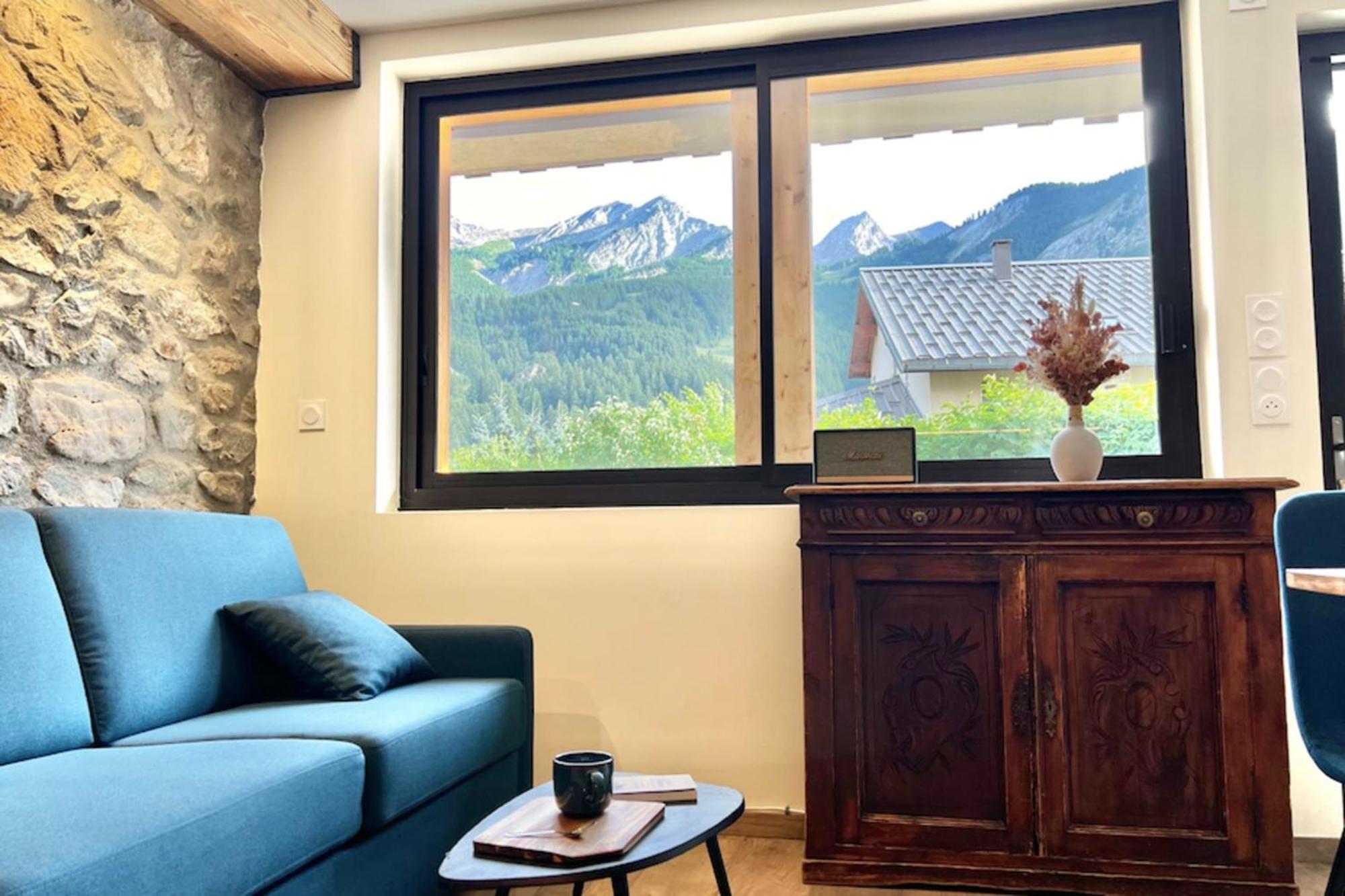 T2 With View At The Foot Of The Slopes Le Monêtier-les-Bains Exterior foto